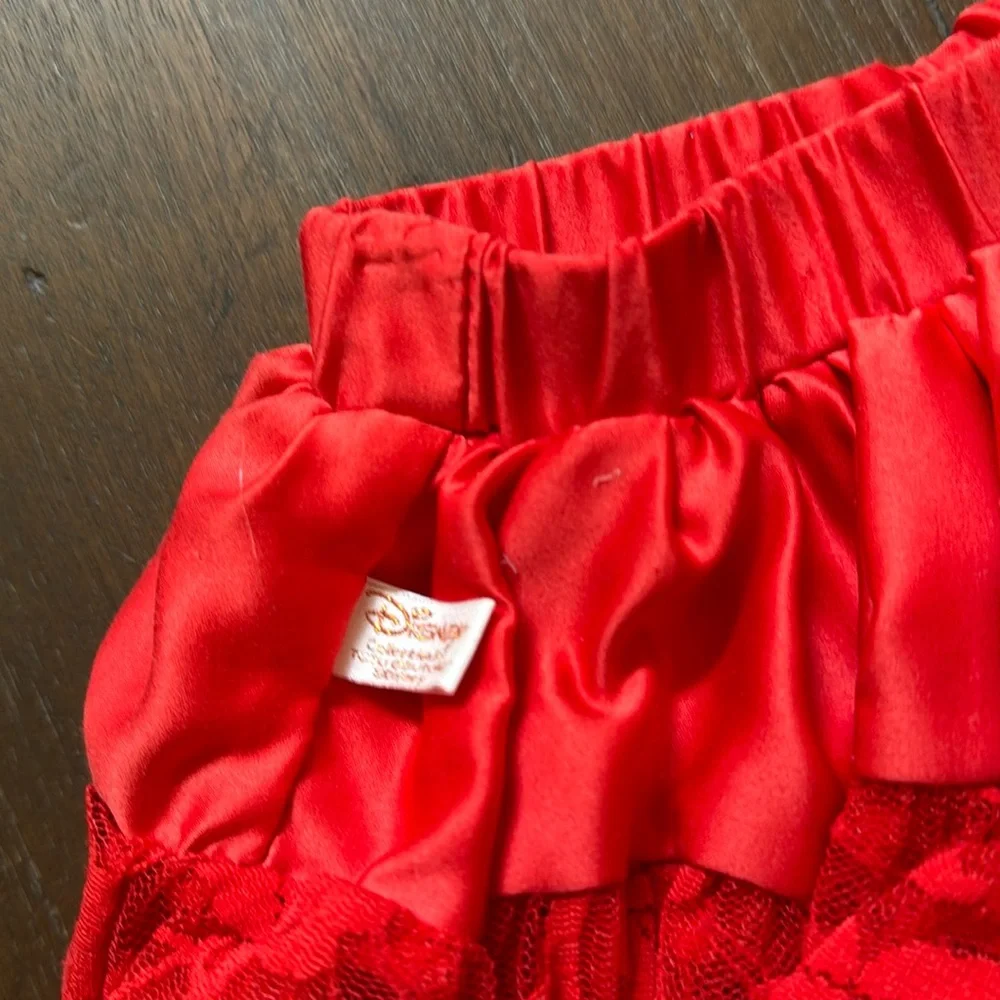 Size 5/6 Disney lined lace layered floral skirt